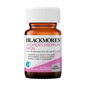 (PRE ORDER) Blackmores Womens Premium Iron 30 Tablets shelf life 2yrs